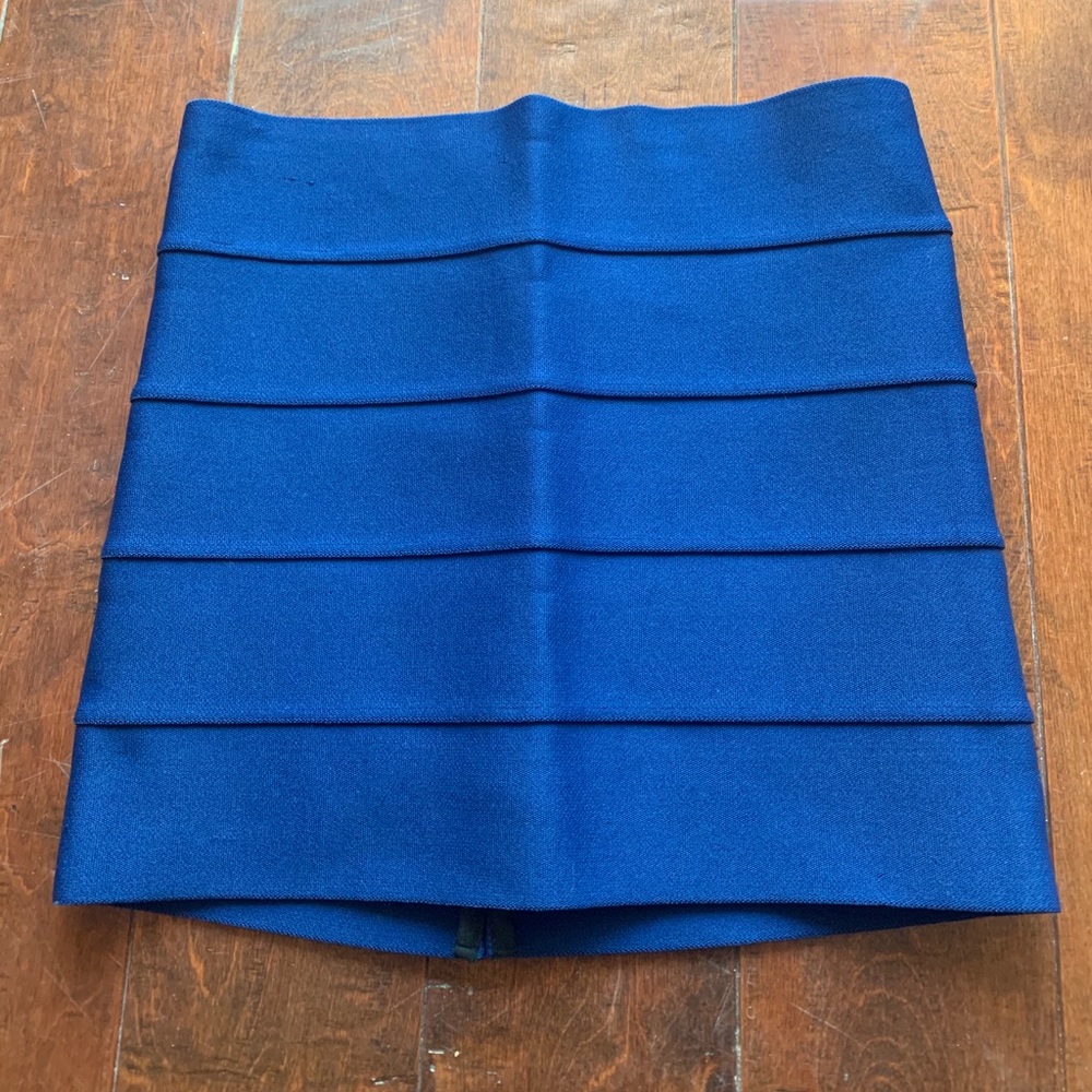 Pleasure Doing Business Size L Navy Bandage Skirt